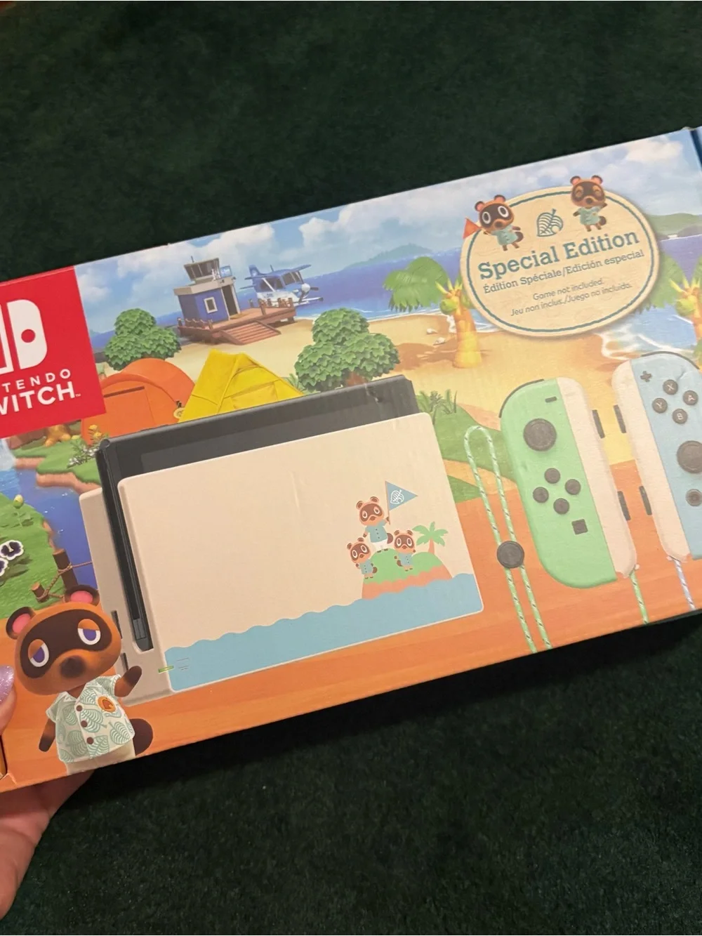 Nintendo Switch Animal Crossing Special Edition Console Bundle
